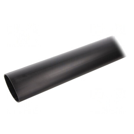 Manșon termocontractabil 40mm cu adeziv negru 1m | Electronic-mag.ro | Componente Electronice