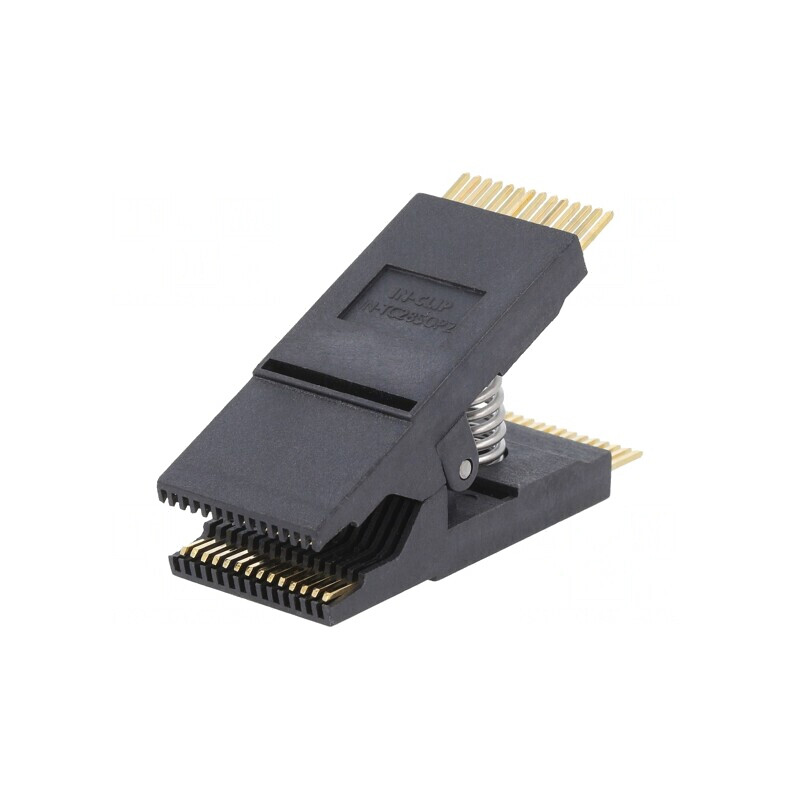 Clips de măsurare aurit negru 10mm SO28 SOIC28 SOJ28 | Electronic-mag.ro | Componente Electronice
