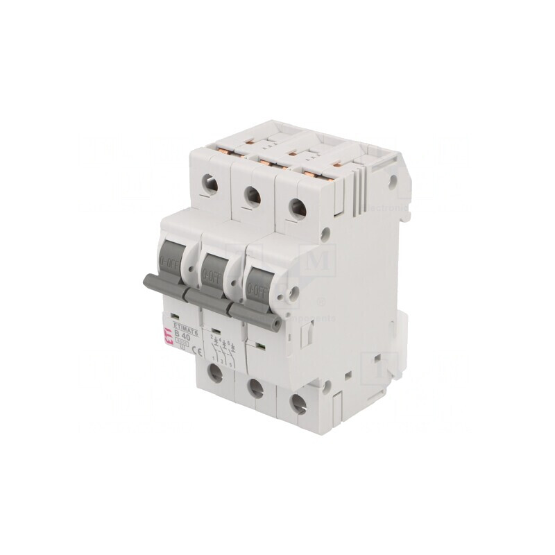 Întrerupător Supracurent 40A 3P 230/400V 6kA | Electronic-mag.ro | Componente Electronice