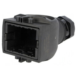 Carcasă pentru conectori HDC Han-Eco Modular 6B | Electronic-mag.ro | Componente Electronice