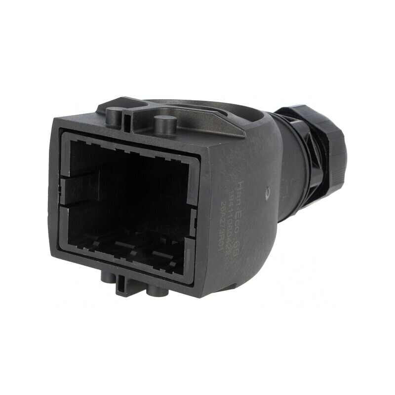 Carcasă pentru conectori HDC Han-Eco Modular 6B | Electronic-mag.ro | Componente Electronice