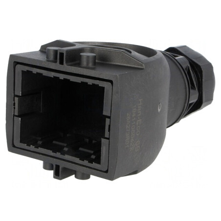 Carcasă pentru conectori HDC Han-Eco Modular 6B | Electronic-mag.ro | Componente Electronice