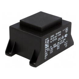Transformator Încapsulat 16VA 230VAC 7,5V 1067mA | Electronic-mag.ro | Componente Electronice
