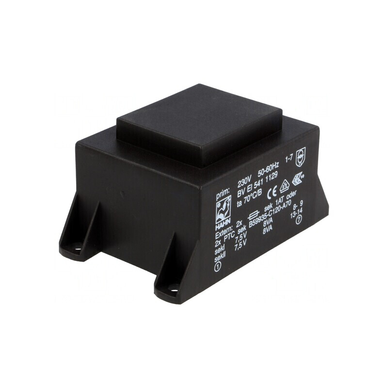 Transformator Încapsulat 16VA 230VAC 7,5V 1067mA | Electronic-mag.ro | Componente Electronice Transformator Încapsulat 16VA 230VAC 7,5V 1067mA | Electronic-mag.ro | Componente Electronice