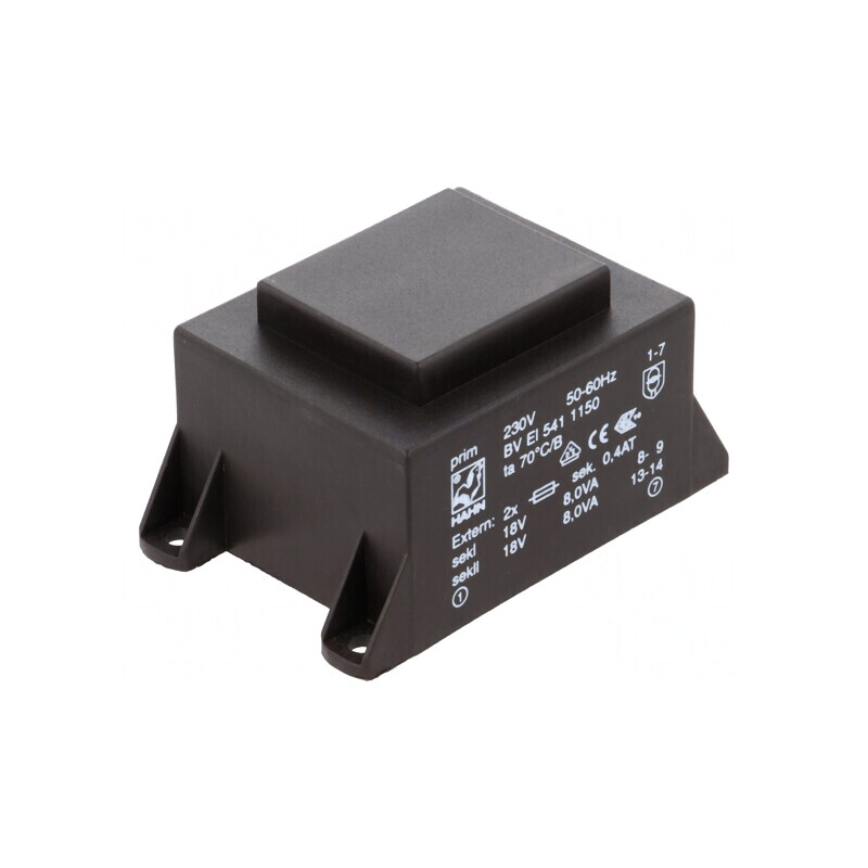 Transformator încapsulat 16VA 230VAC 18V 445mA PCB | Electronic-mag.ro | Componente Electronice Transformator încapsulat 16VA 230VAC 18V 445mA PCB | Electronic-mag.ro | Componente Electronice