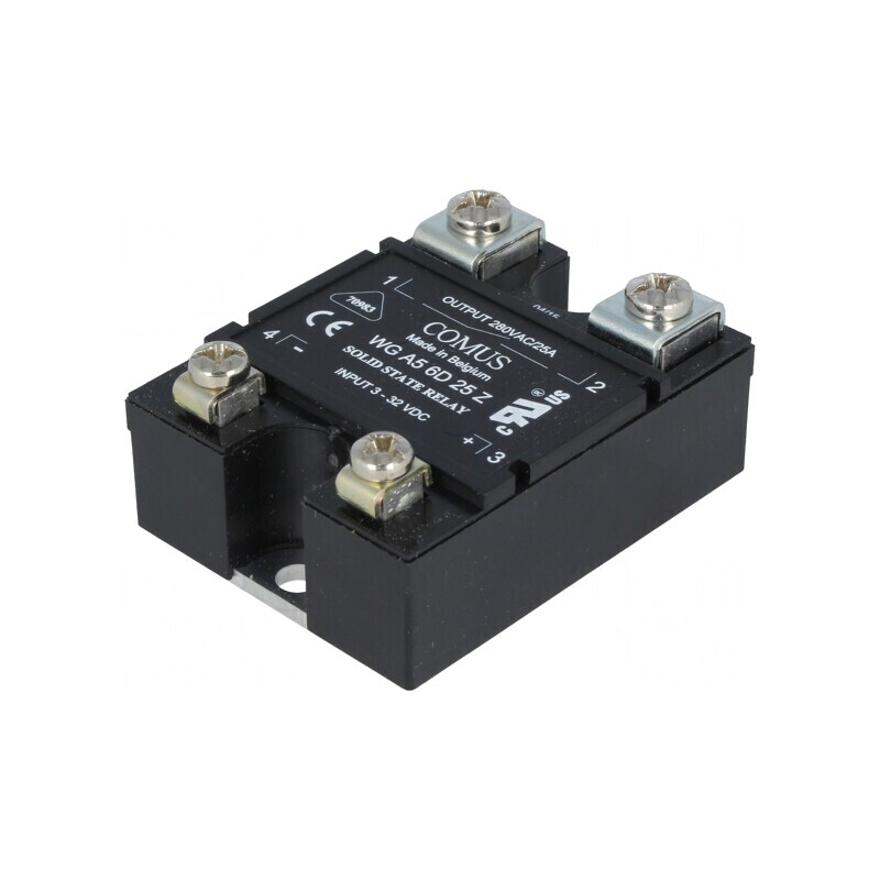 Releu Semiconductor 25A 1-Fazat 3-32VDC 24-280VAC | Electronic-mag.ro | Componente Electronice