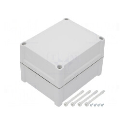 Carcasă Universală TEMPO ABS Gri 163x201x138mm | Electronic-mag.ro | Componente Electronice