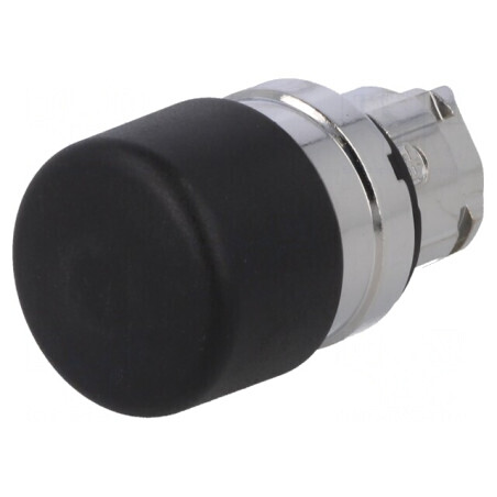 Comutator cu apăsare 22mm negru ZB4BC24 | Electronic-mag.ro | Componente Electronice
