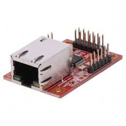 Modul Ethernet RJ45 ecranat magnetic TTL WIZ750SR-TTL | Electronic-mag.ro | Componente Electronice