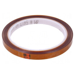 Bandă termorezistentă 0,07mm 62% ambră -73÷260°C | Electronic-mag.ro | Componente Electronice