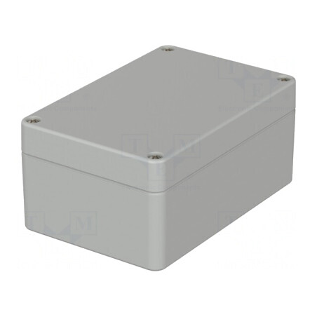 Carcasă universală 80x120x55mm gri deschis EUROMAS | Electronic-mag.ro | Componente Electronice