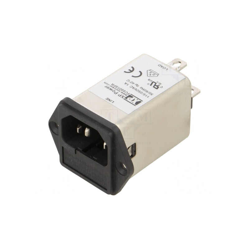Conector Alimentare AC Soclu Tată 1A 250VAC IEC 60320 | Electronic-mag.ro | Componente Electronice Conector Alimentare AC Soclu Tată 1A 250VAC IEC 60320 | Electronic-mag.ro | Componente Electronice