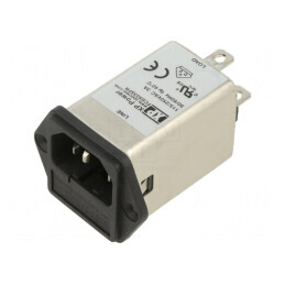 Conector Alimentare AC 3A 250VAC IEC 60320 | Electronic-mag.ro | Componente Electronice
