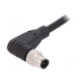 Conector M5 Mufă 3-PIN în Unghi IP67 60V | Electronic-mag.ro | Componente Electronice