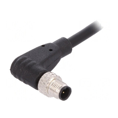 Conector M5 Mufă 3-PIN în Unghi IP67 60V | Electronic-mag.ro | Componente Electronice