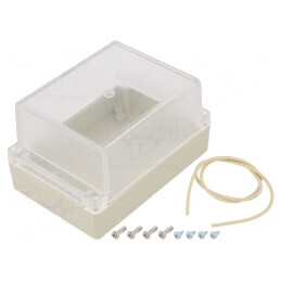 Carcasă Universală cu Lame de Fixare 85x125x70mm | Electronic-mag.ro | Componente Electronice