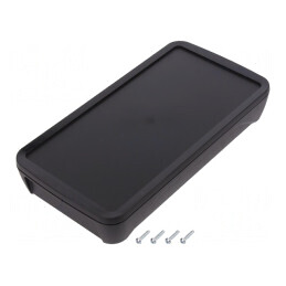Carcasă Universală Neagră BoPad ABS 105x200x34mm | Electronic-mag.ro | Componente Electronice