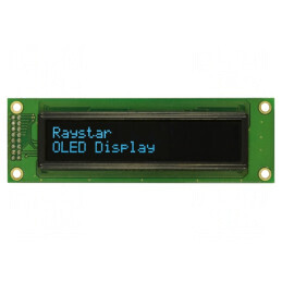 Display OLED Alfanumeric 20x2 Albastru 116x37x9.8mm | Electronic-mag.ro | Componente Electronice
