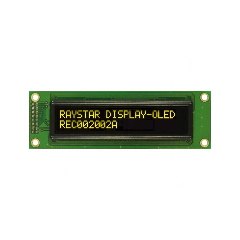 Display OLED Alfanumeric 20x2 Galben 116x37x9.8mm | Electronic-mag.ro | Componente Electronice Display OLED Alfanumeric 20x2 Galben 116x37x9.8mm | Electronic-mag.ro | Componente Electronice