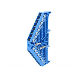 Conector de Îmbinare Șine 1.5mm2 32 Borne Albastru 17.5A | Electronic-mag.ro | Componente Electronice