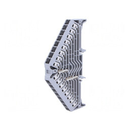 Conector de Șine 1.5mm2, 32 Borne, Gri | Electronic-mag.ro | Componente Electronice