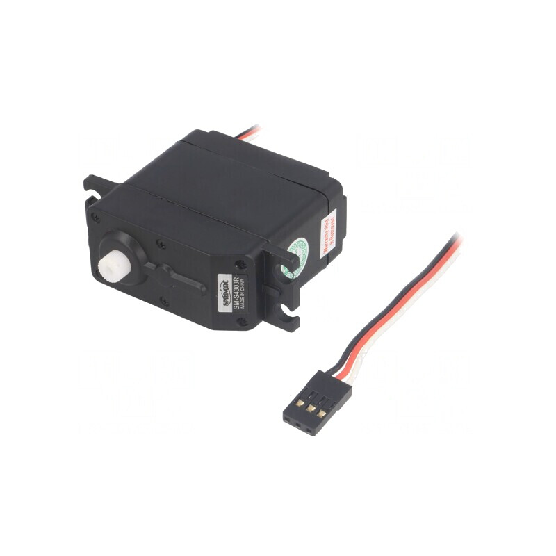 Servomecanism 6VDC 500mNm 54rpm SM-S4303R | Electronic-mag.ro | Componente Electronice