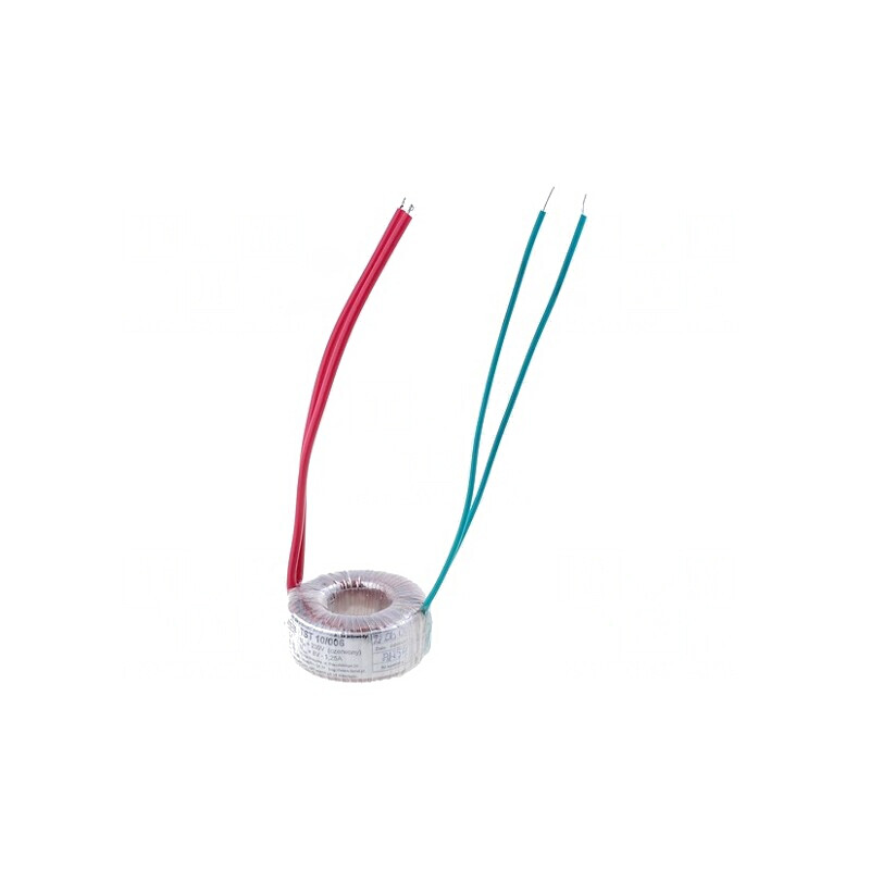 Transformator toroidal 10VA 230V 8V 1,25A cu cabluri | Electronic-mag.ro | Componente Electronice