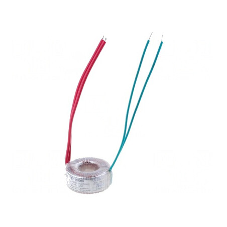 Transformator toroidal 10VA 230V 8V 1,25A cu cabluri | Electronic-mag.ro | Componente Electronice