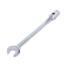 Cheie plată-tubulară cu articulaţie 19 mm oțel crom-vanadium