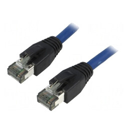 Patch cord Ethernet Cat 8.1 LSZH Albastru 15m | Electronic-mag.ro | Componente Electronice