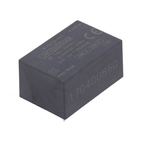 Convertor AC/DC 3W 5VDC AME3-5SNJZ | Electronic-mag.ro | Componente Electronice