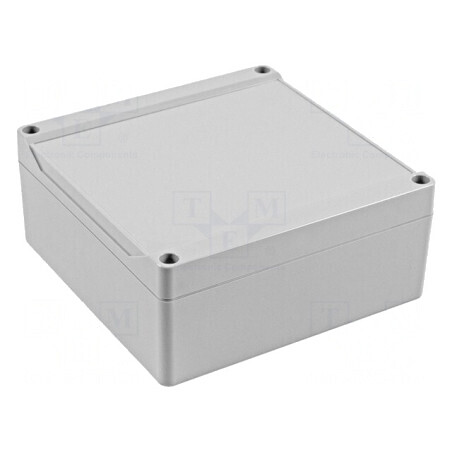 Carcasă universală ABS gri IP66 140x140x60mm | Electronic-mag.ro | Componente Electronice