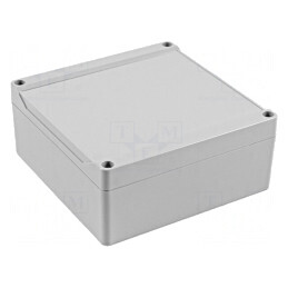 Carcasă universală ABS gri IP66 140x140x60mm | Electronic-mag.ro | Componente Electronice