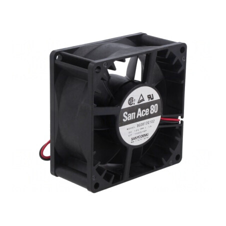 Ventilator axial 12V DC 80x80x38mm | Electronic-mag.ro | Componente Electronice