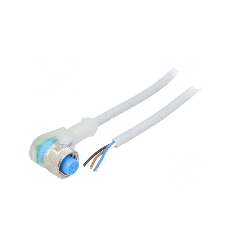 Cablu de Conectare M12 4PIN 2m în unghi | Electronic-mag.ro | Componente Electronice