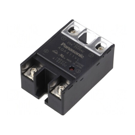 Releu Semiconductor 25A 75-250VAC AQA411VL | Electronic-mag.ro | Componente Electronice