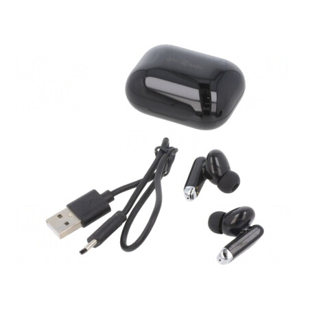 Căști wireless cu microfon USB C negre FITEAR-X300B | Electronic-mag.ro | Componente Electronice