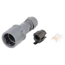 Conector RJ45 Mufă Ecranat Push-Pull Buccaneer 6000 | Electronic-mag.ro | Componente Electronice