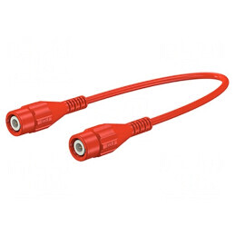Cablu de măsurare BNC 0,5m roșu