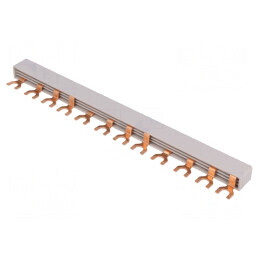 Bară colectoare 4 Pini 10mm2 240V/415V 4kV 12 Moduli | Electronic-mag.ro | Componente Electronice