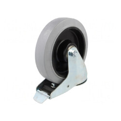 Roată de Transport 200mm 350kg Gumă | Electronic-mag.ro | Componente Electronice