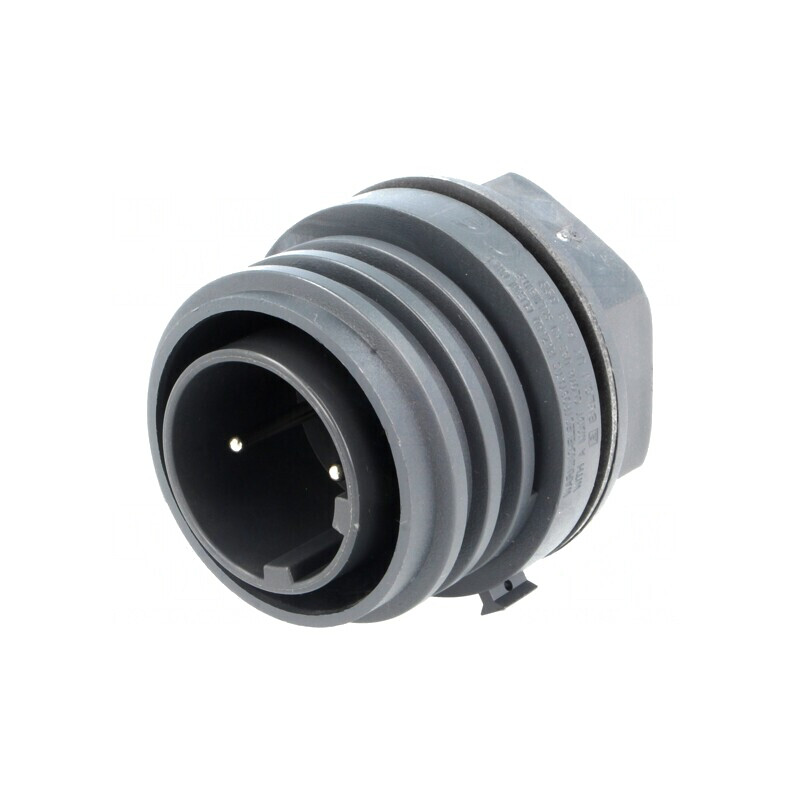 Conector Circular Soclu Tată 2 PIN Contacte Alamă | Electronic-mag.ro | Componente Electronice