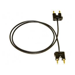 Cablu de măsurare dublu mufă banană 2mm | Electronic-mag.ro | Componente Electronice