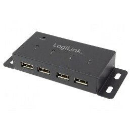 Hub USB 2.0 cu 4 Porturi 480Mbps PnP pentru Blat | Electronic-mag.ro | Componente Electronice