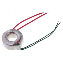 Transformator toroidal 10VA 230V 12V cu cabluri | Electronic-mag.ro | Componente Electronice
