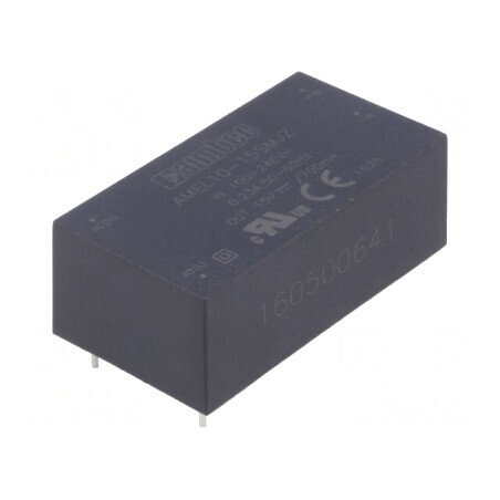 Convertor AC/DC 10W 15VDC AMEL10-15SMJZ | Electronic-mag.ro | Componente Electronice