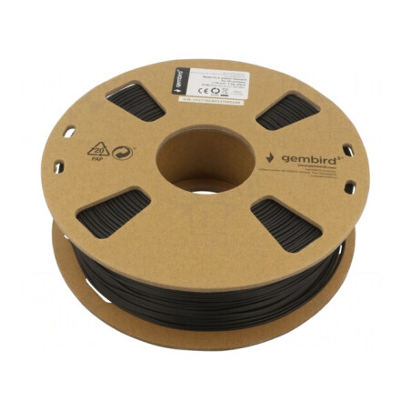 Filament PLA-MATT 1.75mm Negru 1kg | Electronic-mag.ro | Componente Electronice