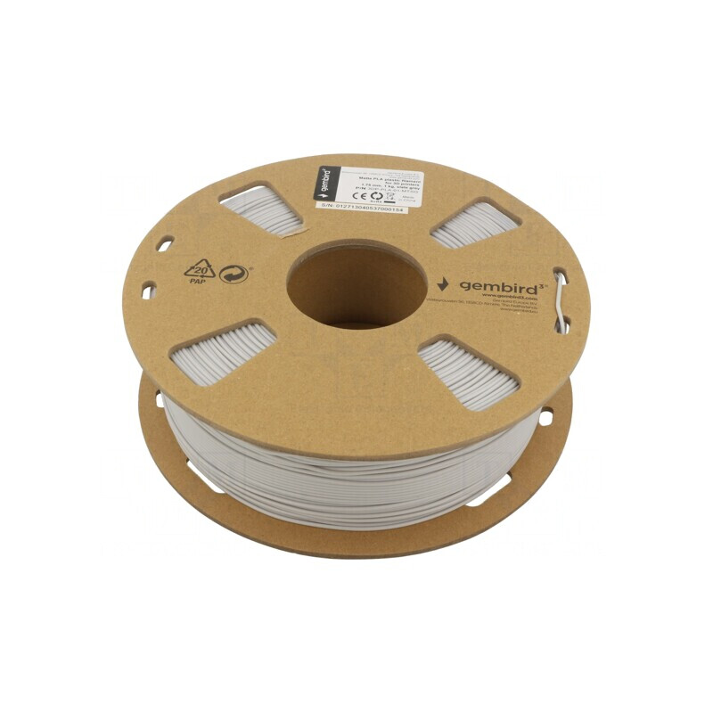 Filament PLA-MATT 1.75mm Slate Grey 1kg | Electronic-mag.ro | Componente Electronice