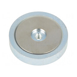 Magnet Neodim Oțel 40mm 500N | Electronic-mag.ro | Componente Electronice