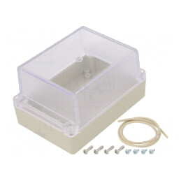 Carcasă Universală ABS IP65 Ritec 85x125x70mm | Electronic-mag.ro | Componente Electronice